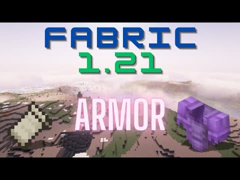 Fabric 1.21.1 Modding Tutorial - Armor